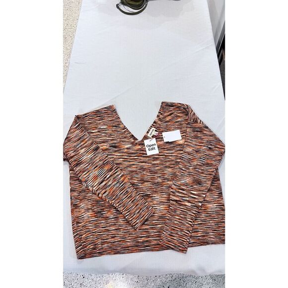 OPEN EDIT RIBBED OFF THE SHOULDER LONG SLEEVE SWEATER WOMENS SZ 2XL NEW - Picture 2 of 9